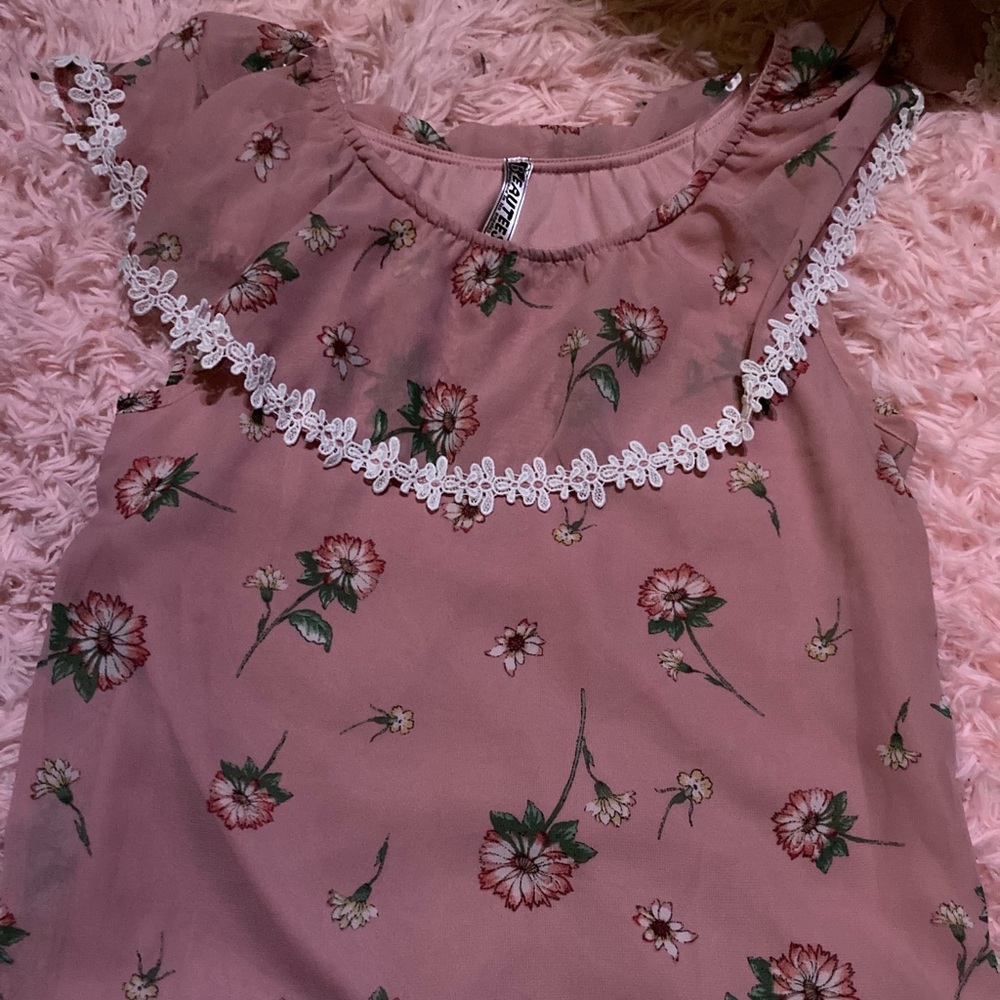 Pink blouse